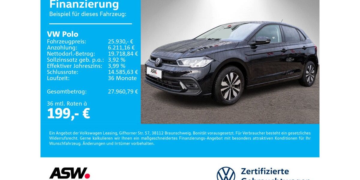 VW Polo 15.500 km 25.930 € Sinsheim 74889