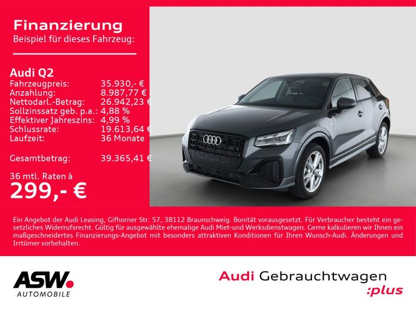 Audi Q2 7.600 km 35.930 € Heilbronn 74074
