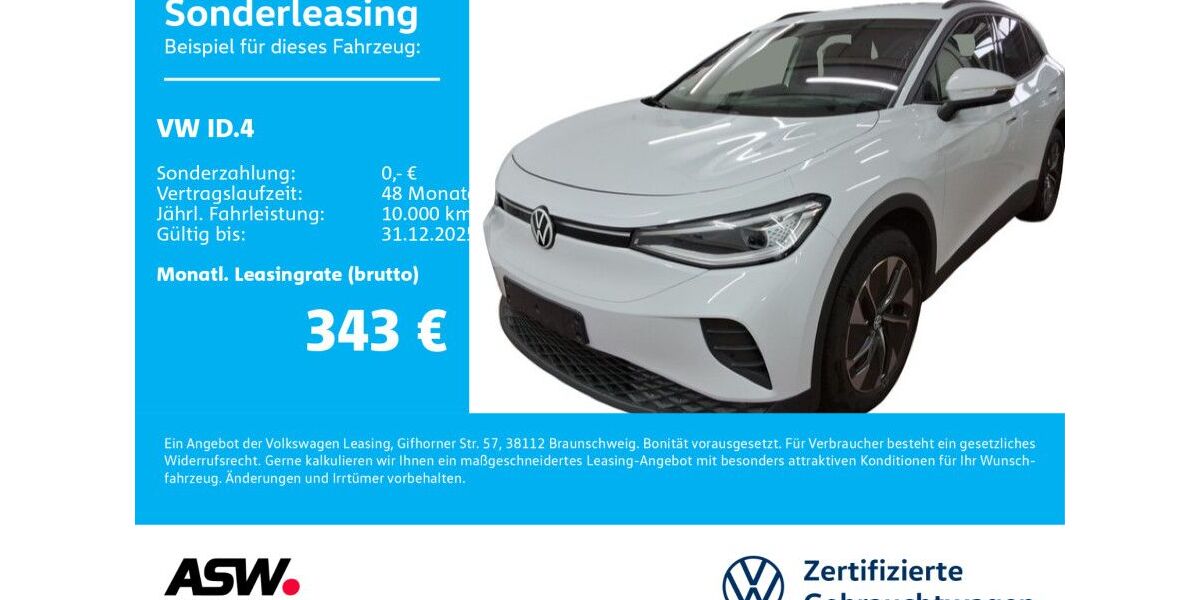 VW ID.4 9.000 km 36.830 € Bad Rappenau 74906