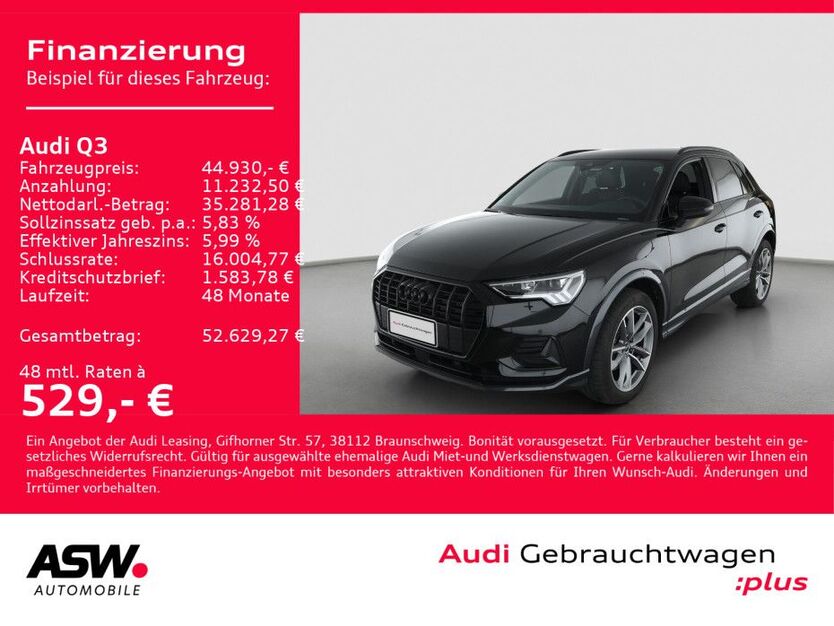 Audi Q3 12.200 km 44.930 € Heilbronn 74074