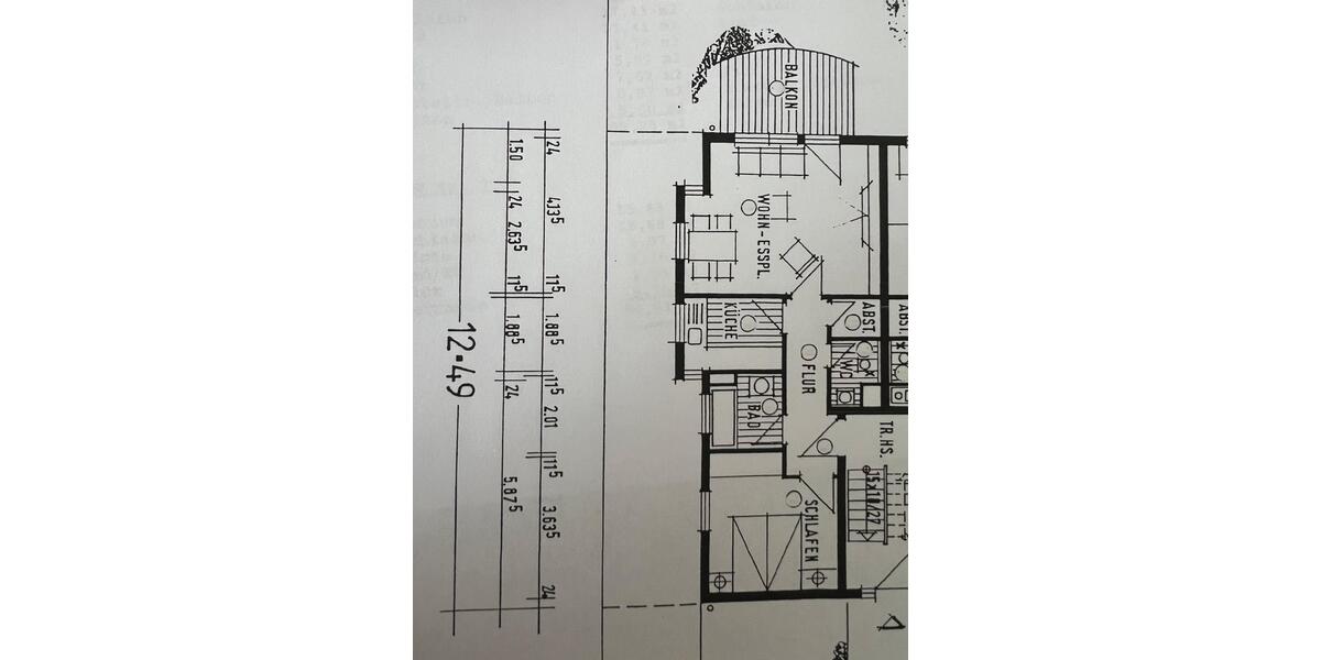 Etagenwohnung Ludwigsburg Eglosheim - 2 Zimmer, 53 m&sup2;, 229.000&euro; | Angebot:26268617
