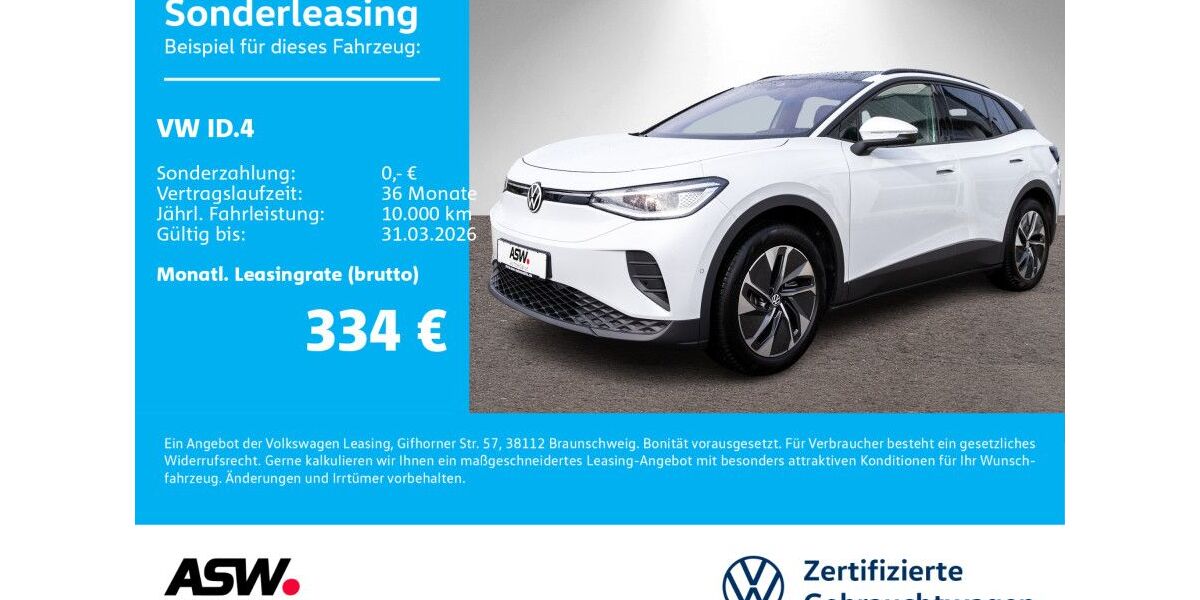 VW ID.4 9.600 km 34.930 &euro; Sinsheim 74889