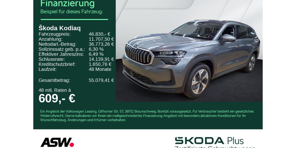 Skoda Kodiaq 24.500 km 46.830 &euro; Heilbronn 74076