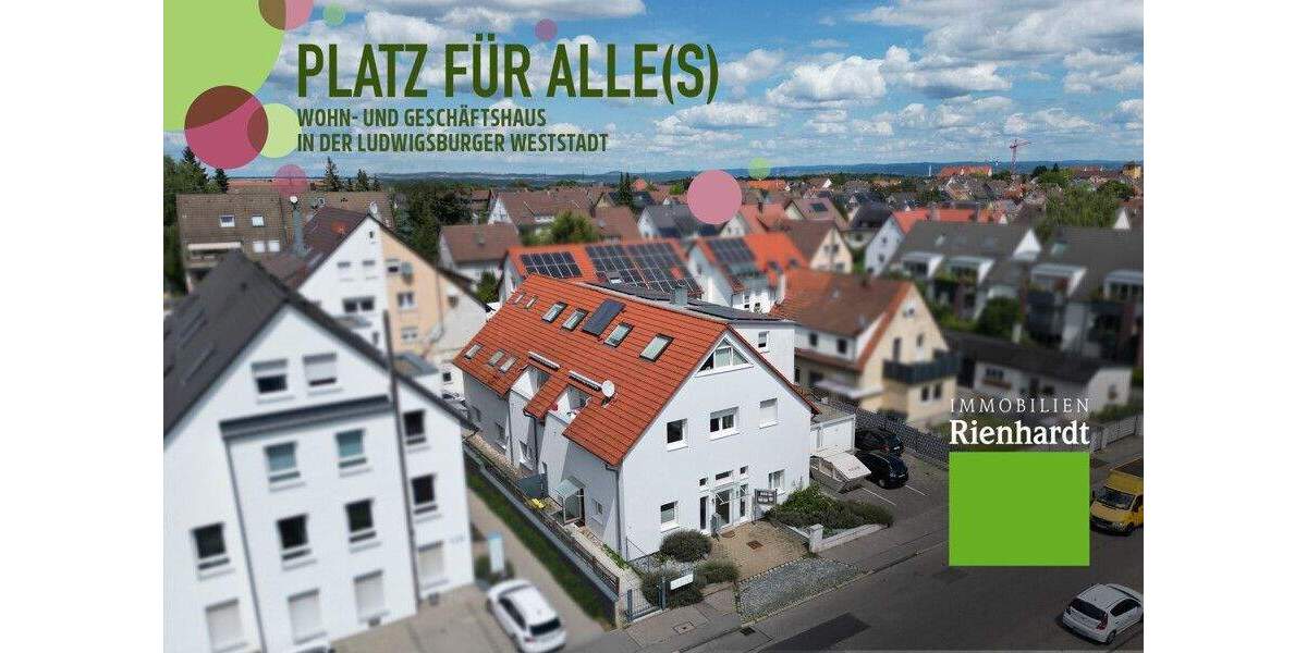 Mehrfamilienhaus, Wohnhaus Ludwigsburg West - 7 Zimmer, 183 m&sup2;, 1.079.000&euro; | Angebot:25109391