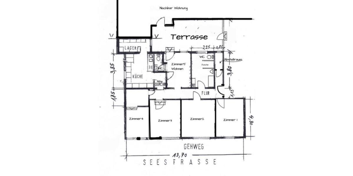 Hochparterre Ludwigsburg - 5.5 Zimmer, 115 m&sup2;, 1.560&euro; | Angebot:26504465