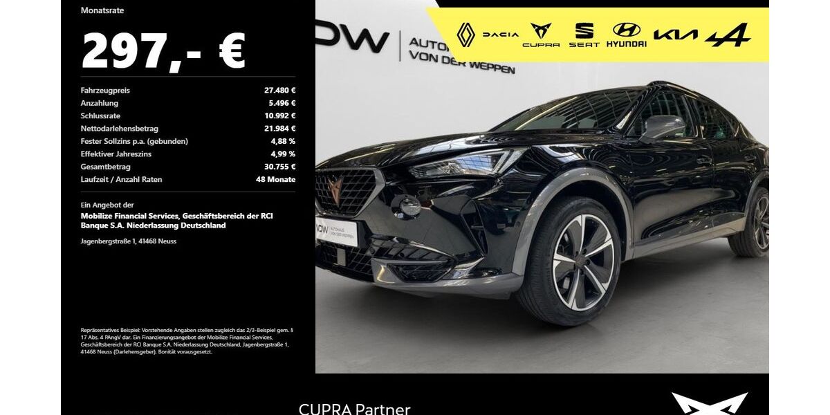Cupra Formentor 24.100 km 27.480 &euro; Heilbronn 74076