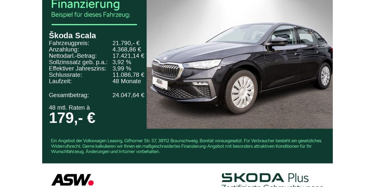 Skoda Scala 24.500 km 21.790 &euro; Heilbronn 74076