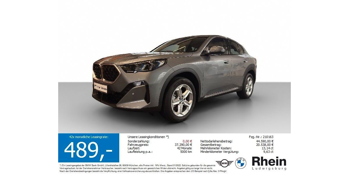 BMW X2 20.100 km 34.990 &euro; Asperg 71679