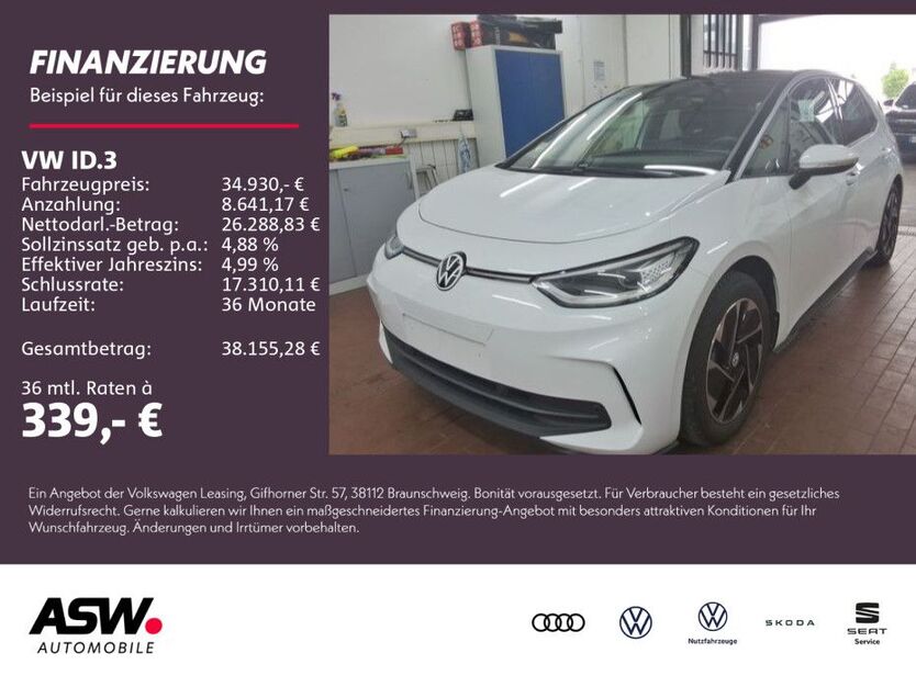 VW ID.3 23.500 km 34.930 € Weinsberg 74189