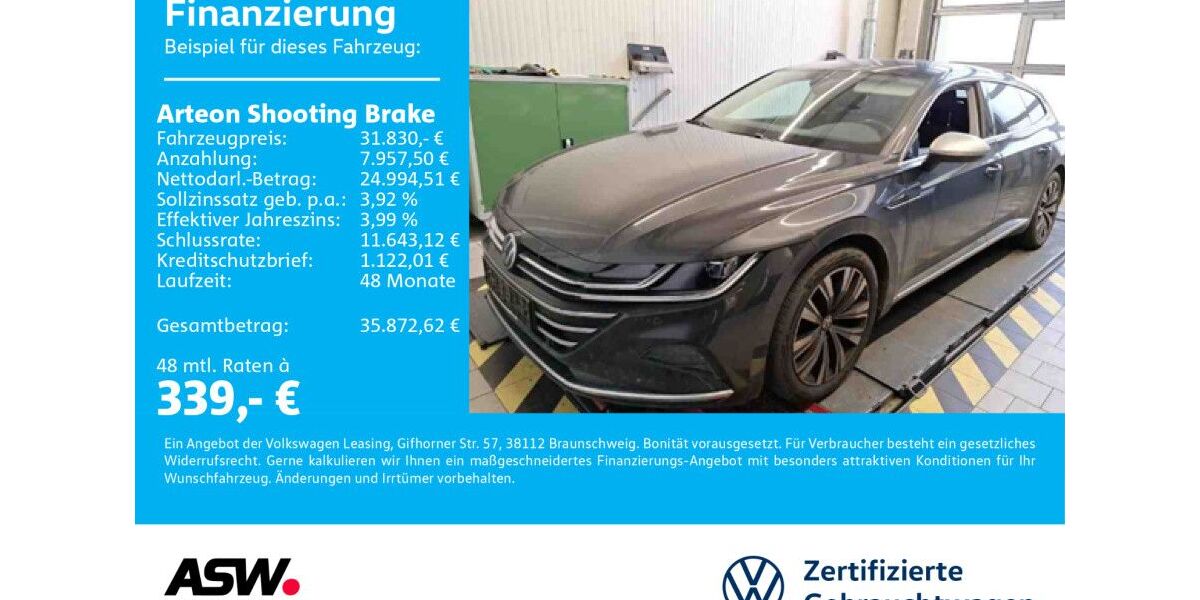 VW Arteon 69.300 km 31.830 € Neckarsulm 74172
