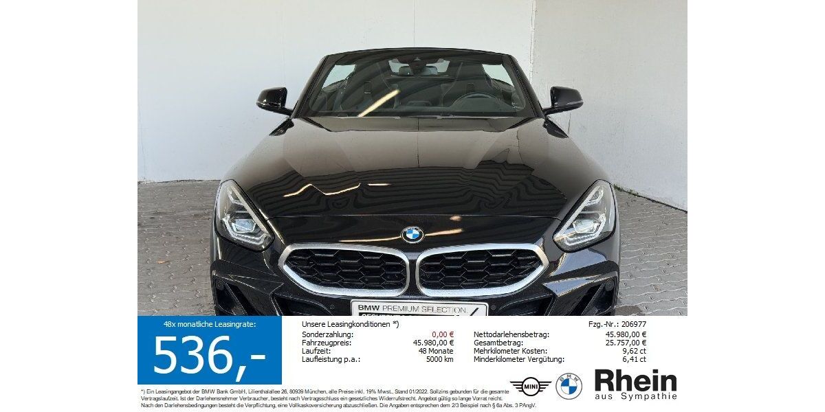 BMW Z4 27.066 km 44.930 € Heilbronn 74076