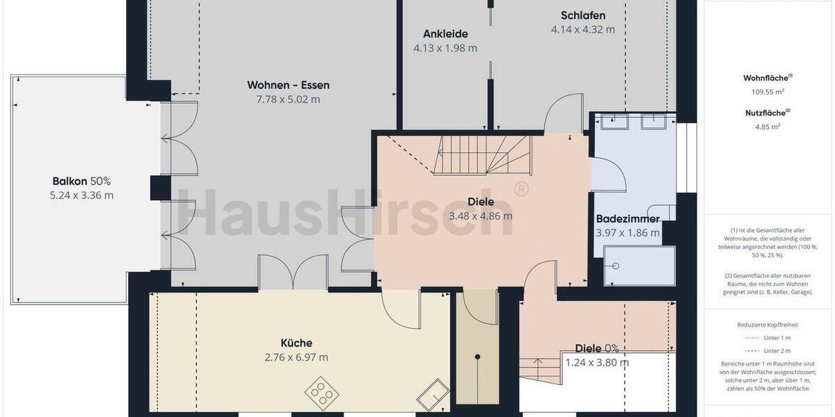Etagenwohnung Ludwigsburg Oßweil - 4 Zimmer, 157 m&sup2;, 825.000&euro; | Angebot:26765225