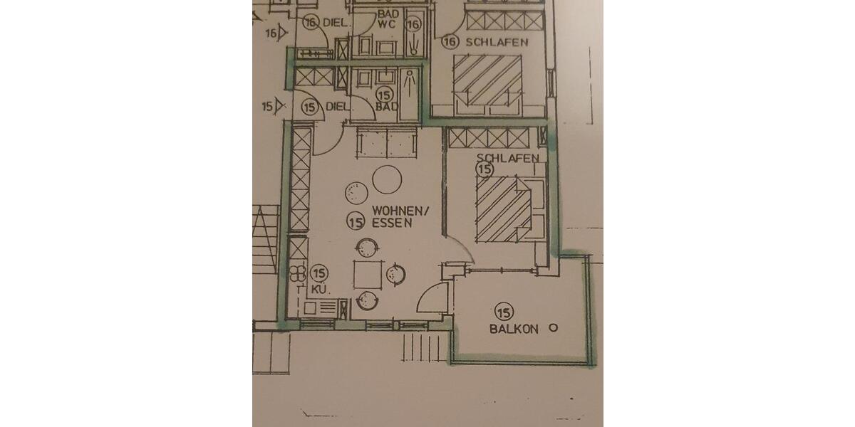Einzigartige 2-Zimmer-Wohnung mit Balkon in Sachsenheim 2 zimmer
