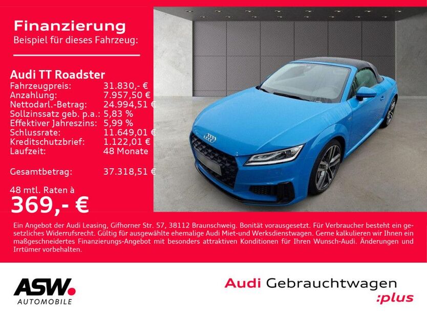 Audi TT 7.450 km 31.830 € Heilbronn 74074
