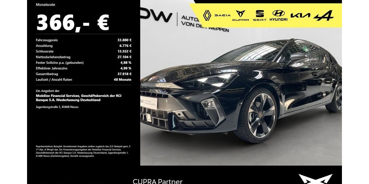 Cupra Leon 11.890 km 32.280 &euro; Heilbronn 74076