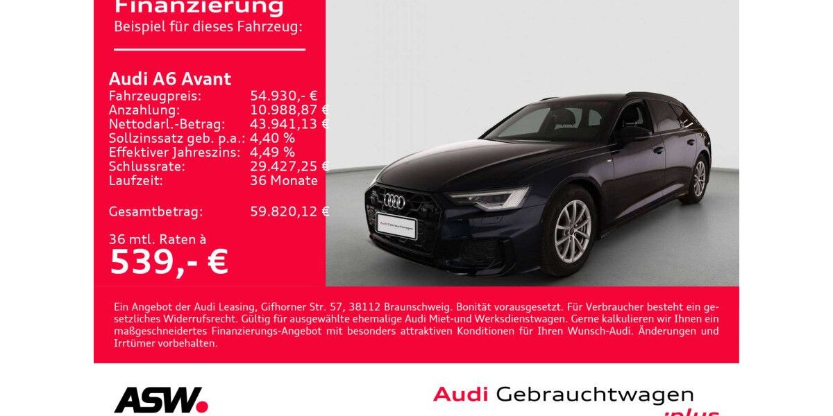 Audi A6 34.990 km 52.860 &euro; Heilbronn 74074