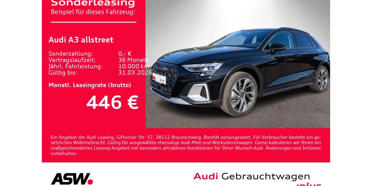 Audi A3 12.800 km 31.890 &euro; Heilbronn 74074