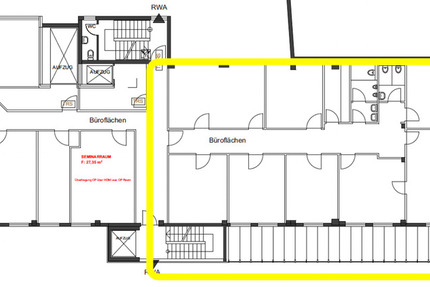Großzügige helle BürosPraxisräume im Zentrum von Heilbronn zimmer