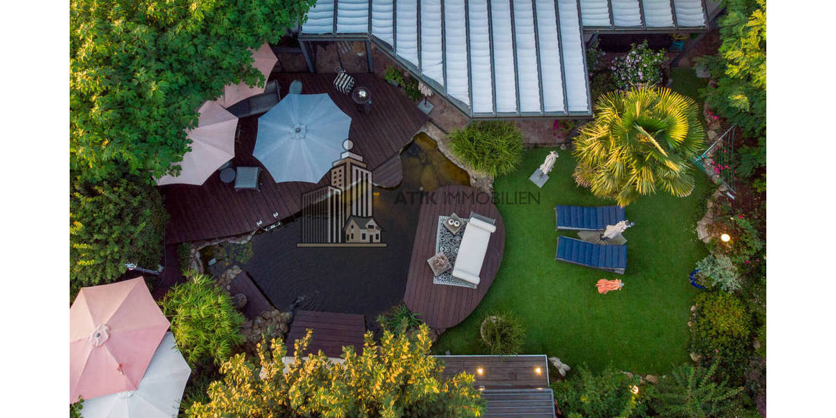 ATIK: Freistehendes Einfamilienhaus mit Schwimmteich und Gartenidylle - Ruhige Feldrandlage - Einfamilienhaus Waibstadt | Angebot:26267357