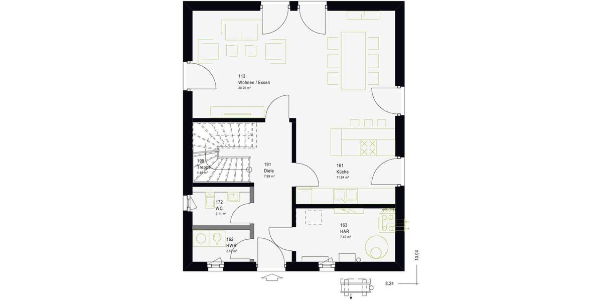 Einfamilienhaus Ludwigsburg Poppenweiler - 4 Zimmer, 112 m&sup2;, 439.000&euro; | Angebot:25139753
