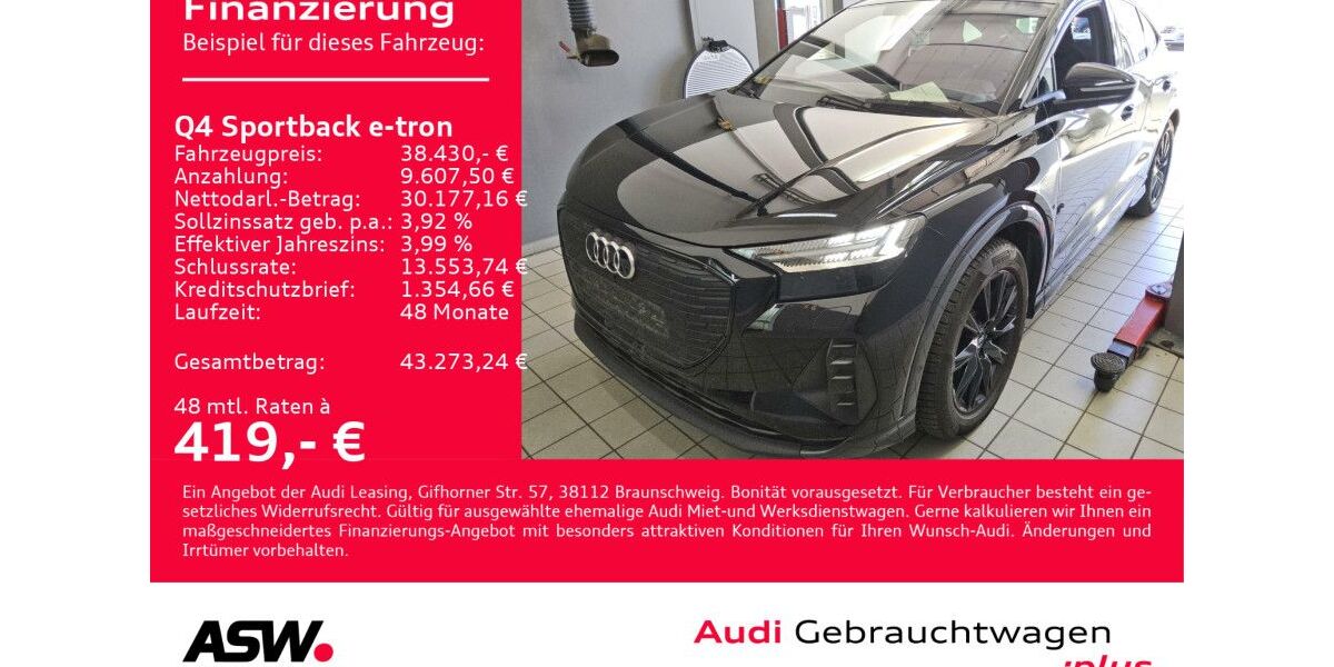 Audi Q4 e-tron 54.600 km 38.430 &euro; Heilbronn 74074