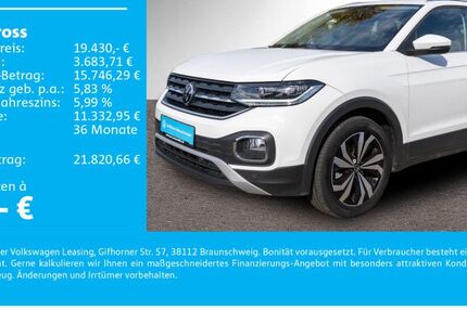 VW T-Cross 43.200 km 18.930 &euro; Neckarsulm 74172