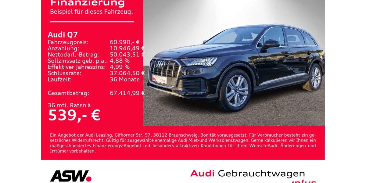 Audi Q7 40.000 km 60.990 &euro; Heilbronn 74074