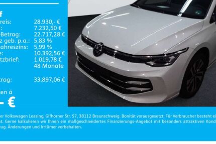 VW Golf 27.800 km 28.930 &euro; Neckarsulm 74172