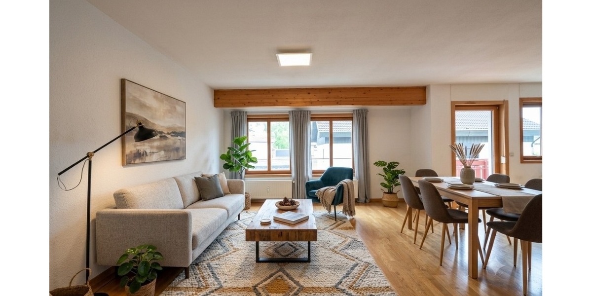 Dein Urlaubsort, skandinavischer Charme zum Wohlfühlen - Dachgeschoßwohnung Vaihingen Kleinglattbach | Angebot:26727670