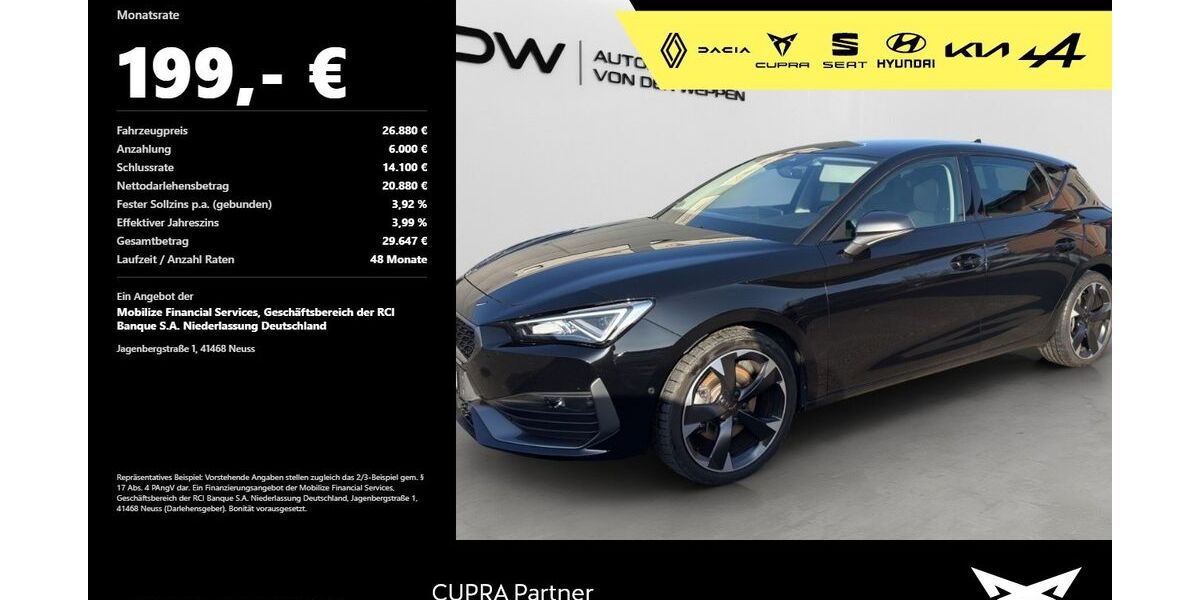 Cupra Leon 36.900 km 26.880 &euro; Mosbach 74821