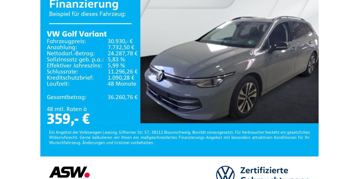 VW Golf 25.450 km 30.930 &euro; Neckarsulm 74172