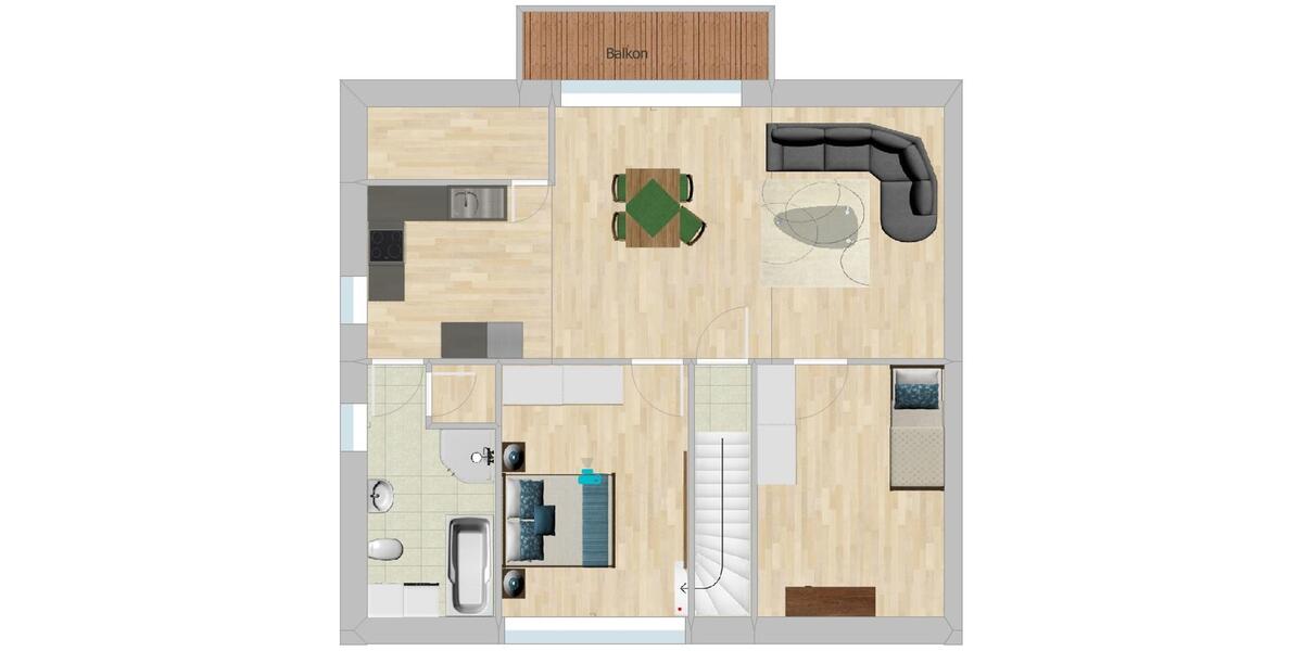 möblierte 3-Zimmer-Wohnung in Weinsberg zu vermieten 3 zimmer