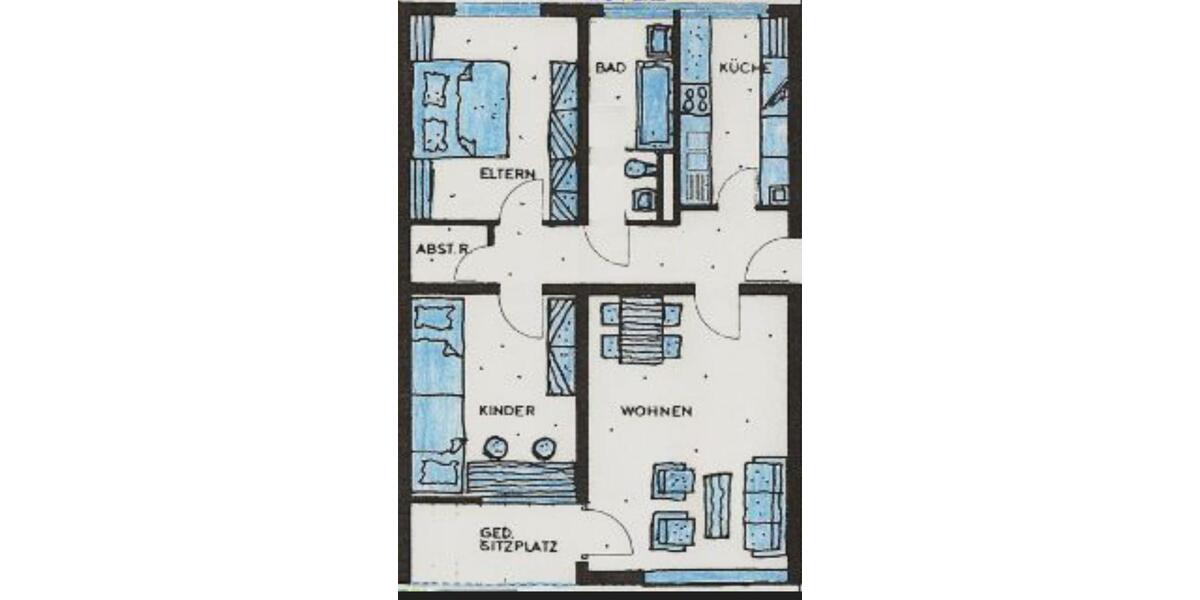 Etagenwohnung Vaihingen an der Enz - 3 Zimmer, 77 m&sup2;, 1.150&euro; | Angebot:25523155