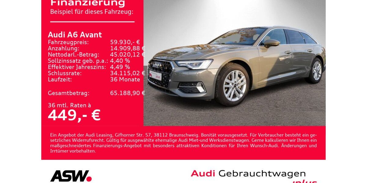 Audi A6 16.400 km 56.290 &euro; Heilbronn 74074