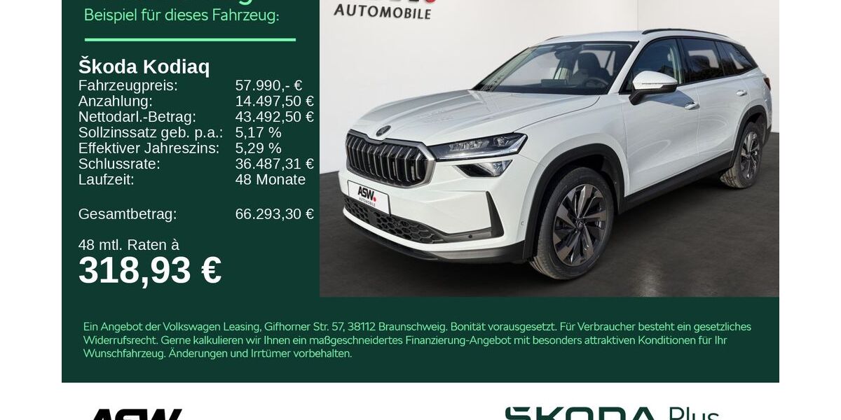 Skoda Kodiaq 4.900 km 57.990 &euro; Heilbronn 74076