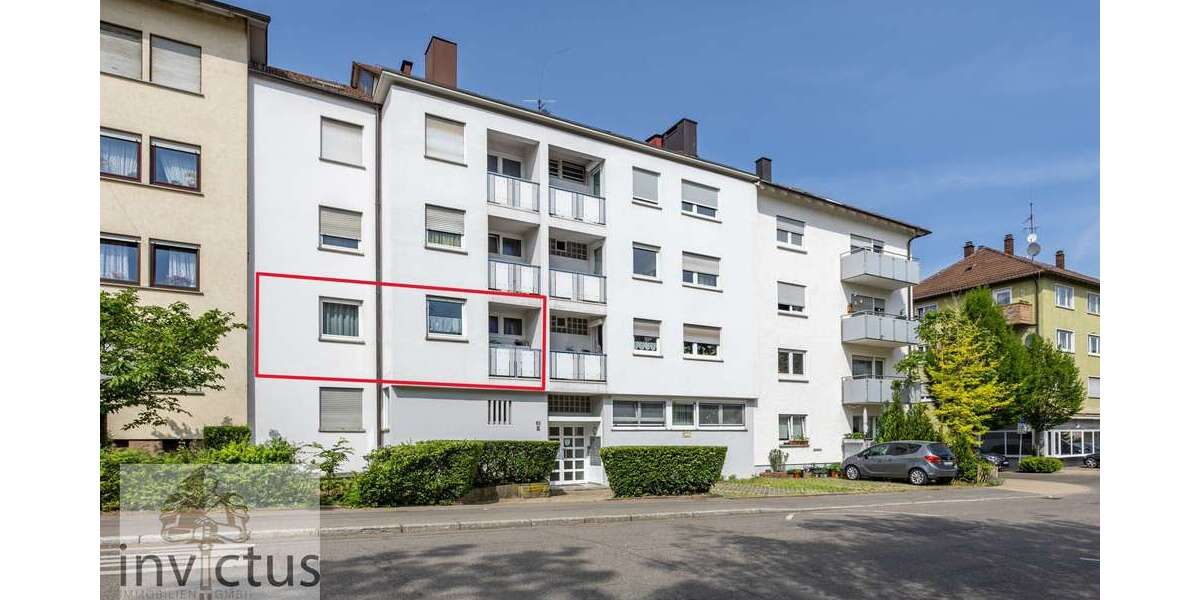 Etagenwohnung Heilbronn Kernstadt - 2.5 Zimmer, 62 m&sup2;, 195.000&euro; | Angebot:26570009