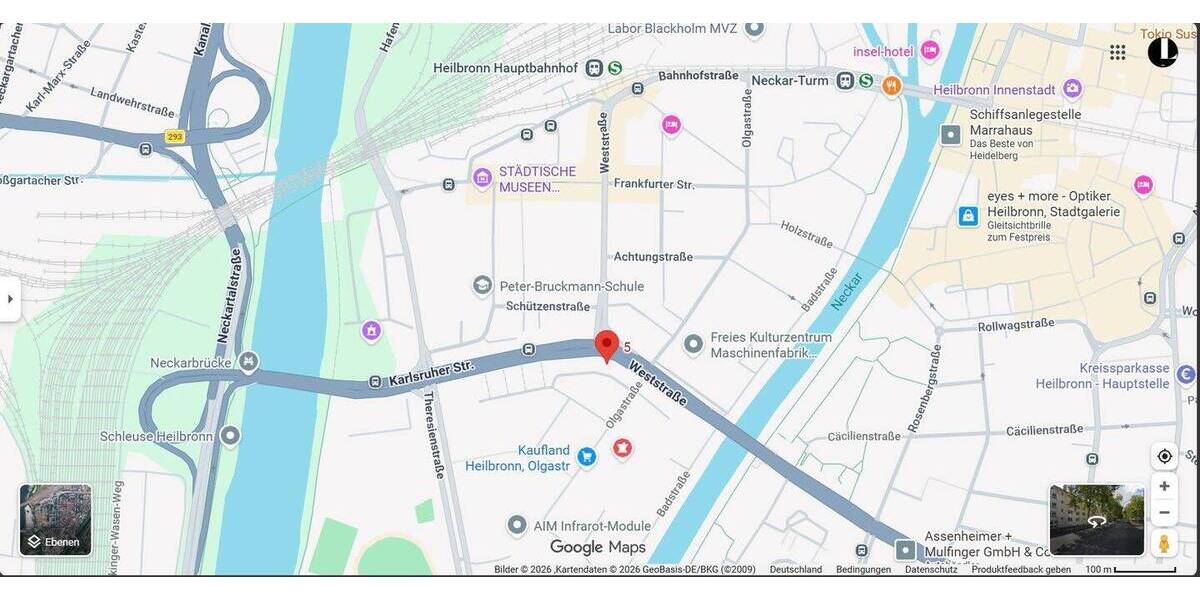 Etagenwohnung Heilbronn - 3 Zimmer, 59 m&sup2;, 1.050&euro; | Angebot:26883476