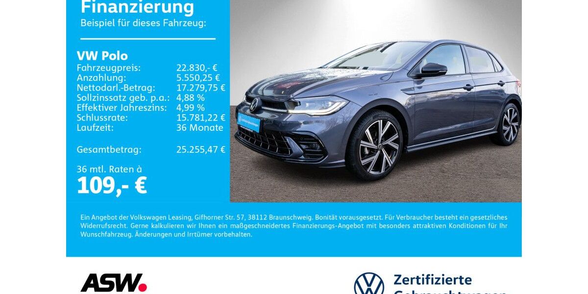 VW Polo 6.400 km 22.830 € Neckarsulm 74172