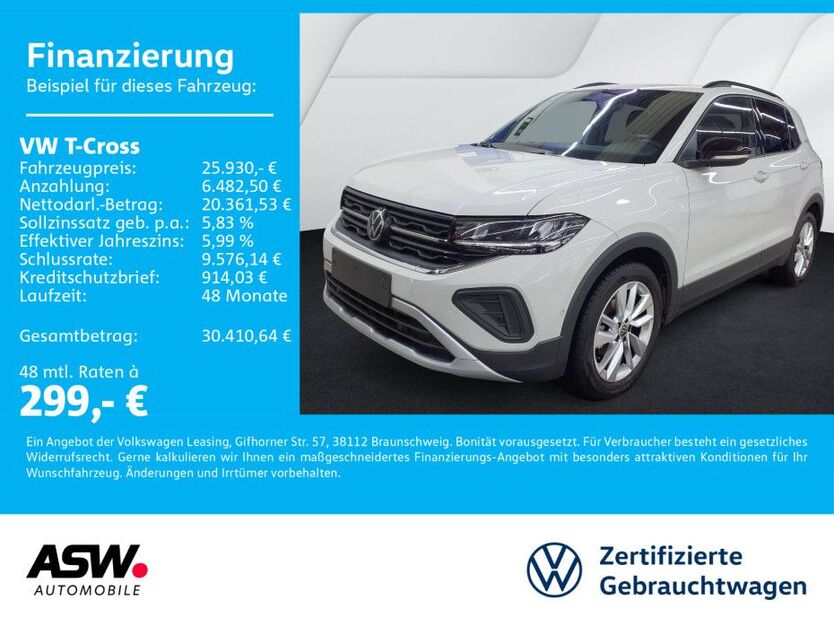 VW T-Cross 21.900 km 25.930 € Neckarsulm 74172