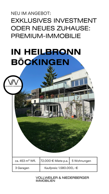 Haus zum Kaufen in Heilbronn 1.580.000 € 452.66 m² 13.5 zimmer