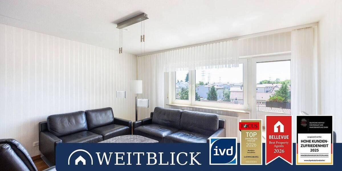 Etagenwohnung Freiberg am Neckar Heutingsheim - 5 Zimmer, 108 m&sup2;, 329.000&euro; | Angebot:26868677