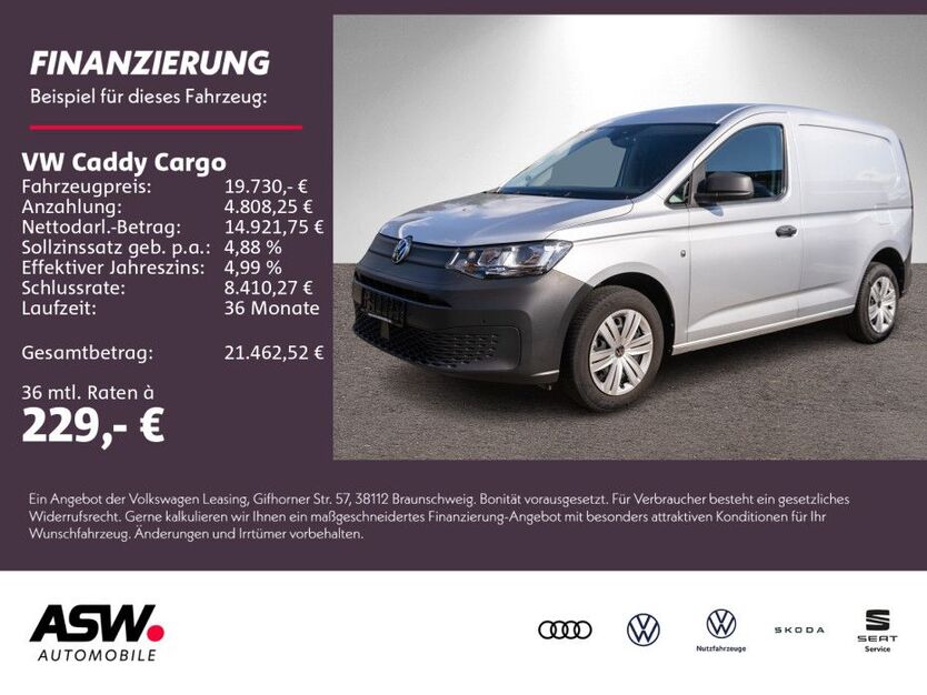 VW Caddy 9.400 km 19.730 € Neckarsulm 74172