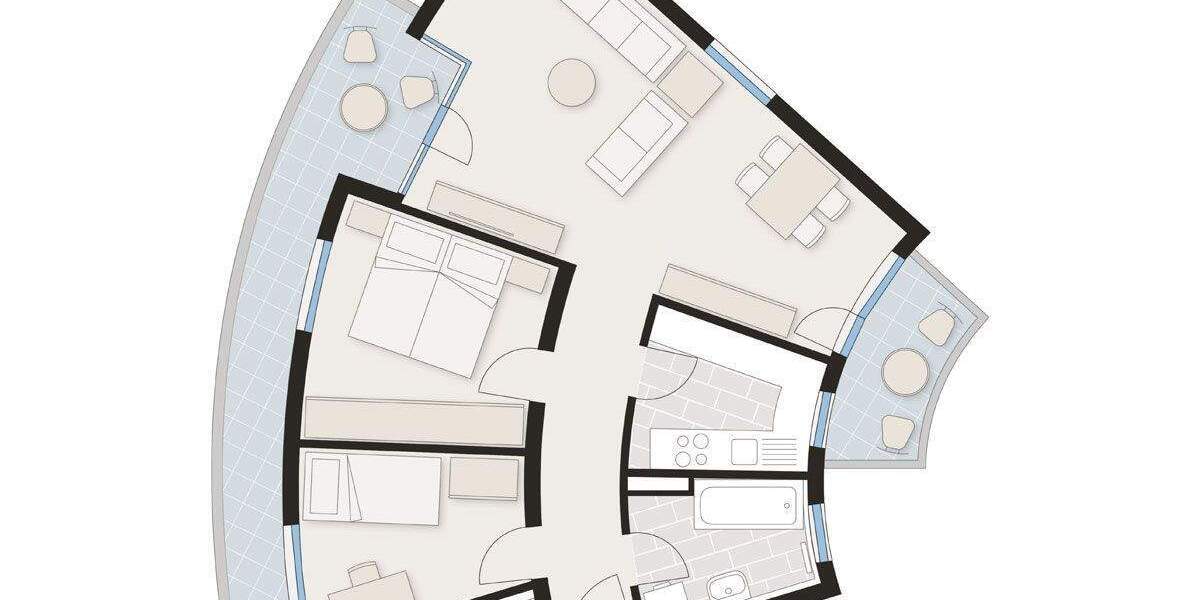 Etagenwohnung Neckarsulm Amorbach - 3 Zimmer, 79 m&sup2;, 224.000&euro; | Angebot:25475751