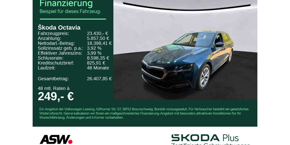 Skoda Octavia 79.999 km 23.430 &euro; Sinsheim 74889