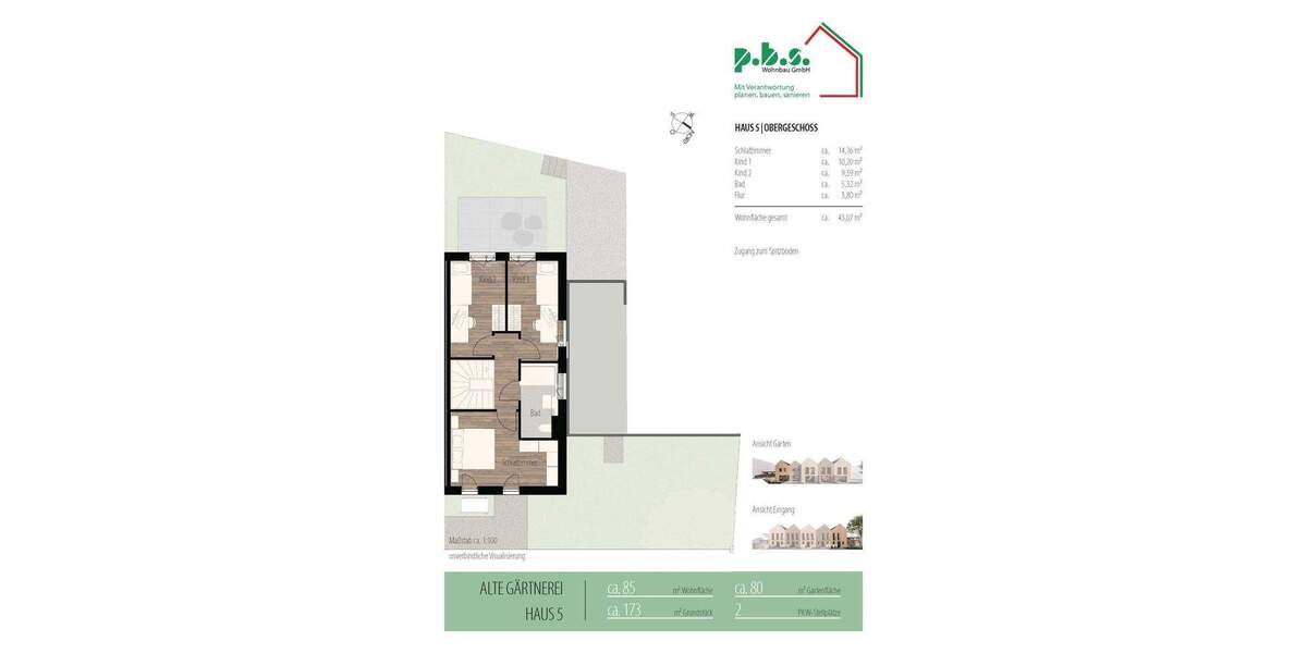 Reihenendhaus Brackenheim Dürrenzimmern - 4 Zimmer, 85 m&sup2;, 525.000&euro; | Angebot:25660975