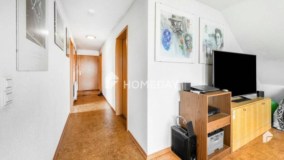 Gemütliches Wohnen im DG mit viel Licht und Flair 3 zimmer