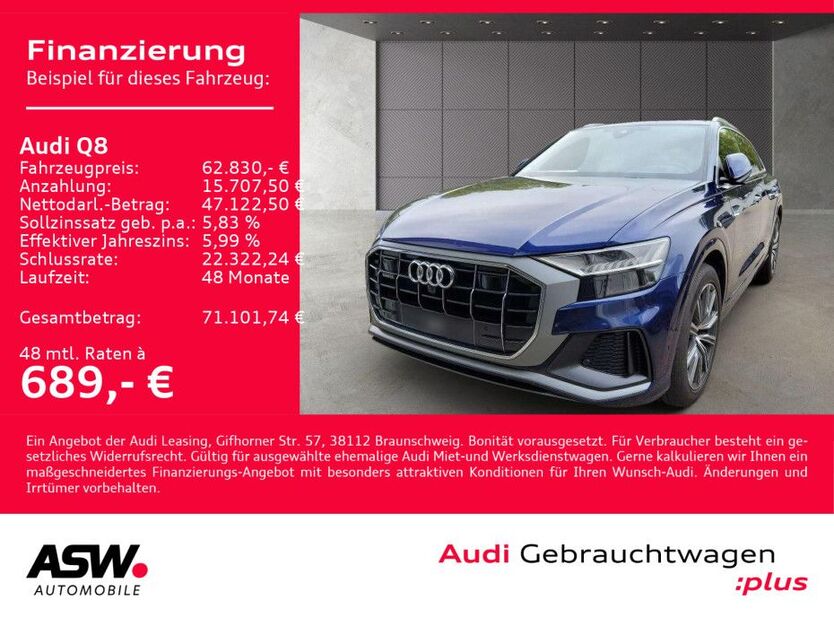 Audi Q8 99.300 km 62.830 € Heilbronn 74074