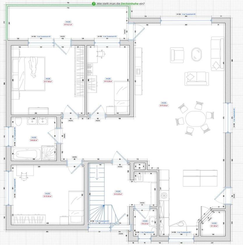 Zweifamilienhaus 238m² im Grünen, Glasfaser, Scheune