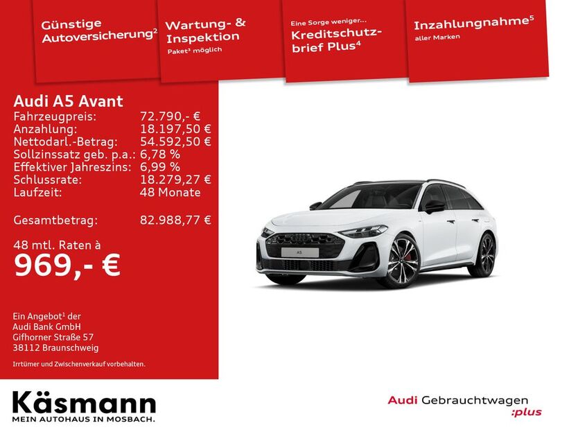 Audi A5 9.000 km 72.790 € Mosbach 74821