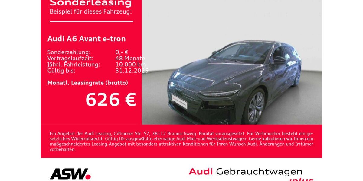 Audi A6 e-tron 7.990 km 70.930 € Heilbronn 74074